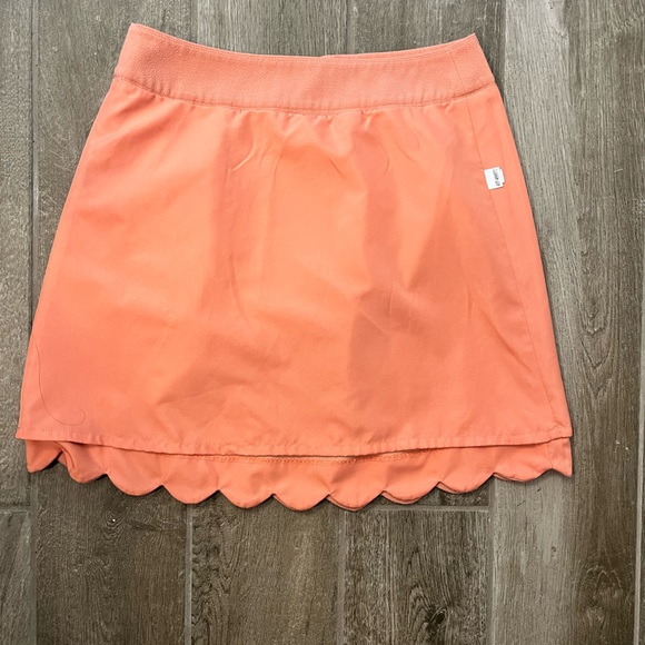Loft Coral Petite Scalloped Skirt Size 4P - Picture 10 of 11